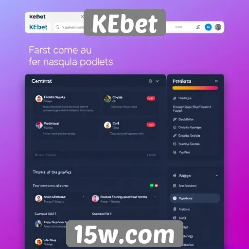 Análise da interface do usuário do site KEbet